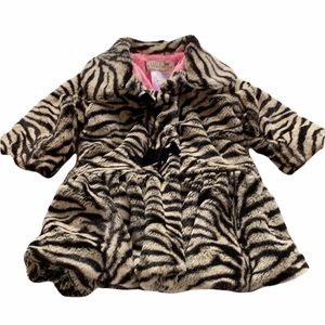 💜💜 Widgeon Girl’s Toddler Animal Print Coat Size 9M